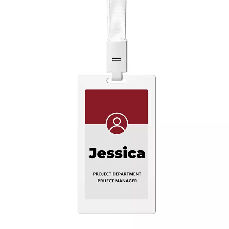 e ink employee ID card