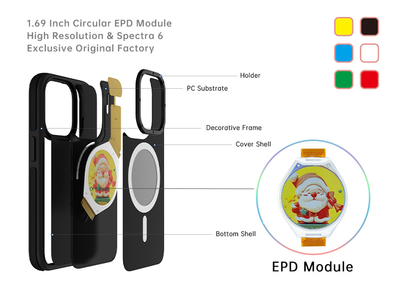 e ink nfc phone case