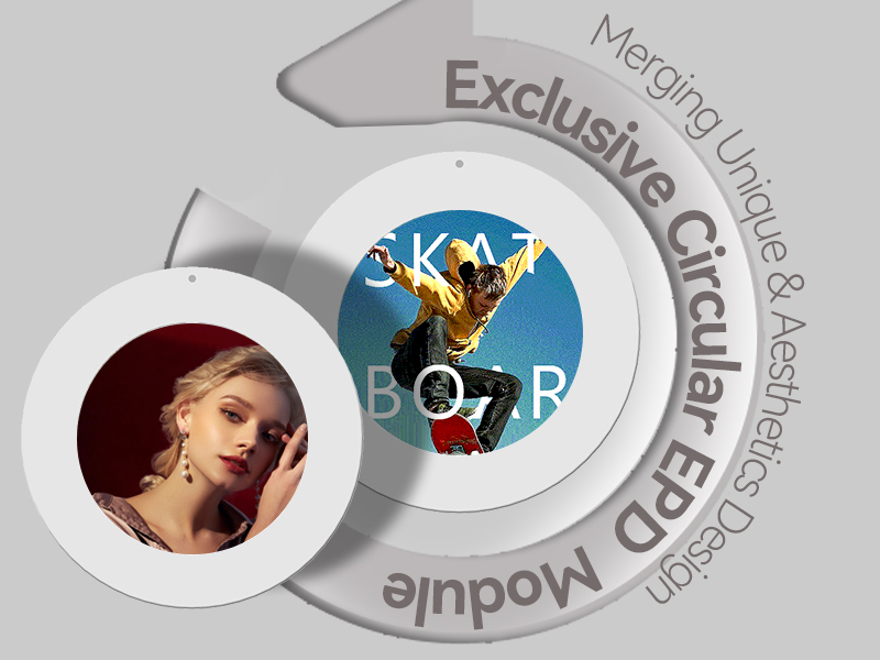 e ink anime badge