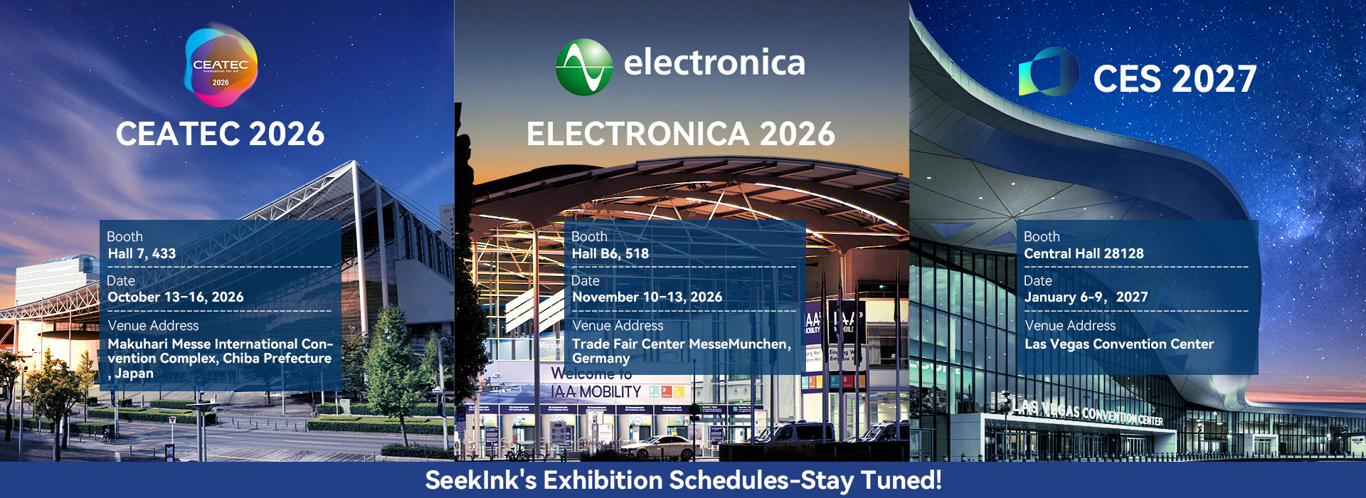 SeekInk's Exhibition Schedule 2026-09